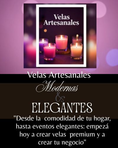 Ebook Velas Artesanales: Neon, Glitter y LED + Bonus