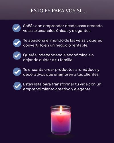Ebook Velas Artesanales: Neon, Glitter y LED + Bonus