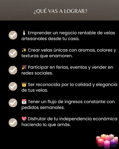 Ebook Velas Artesanales: Neon, Glitter y LED + Bonus